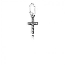 Pandora Symbol Of Faith Cross Dangle Charm-Clear CZ 791310CZ