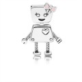 Pandora Bella Bot Charm-Pink Enamel 797141EN160