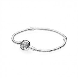 Pandora Sparkling Heart Bracelet-Clear CZ 590743CZ