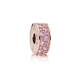 Pandora Shining Elegance Clip-Rose & Pink CZ 781817PCZ