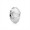 Pandora White Looking Glass Charm-Murano Glass 790921