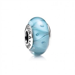 Pandora Turquoise Looking Glass Charm-Murano Glass 790924
