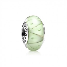 Pandora Green Looking Glass Murano Charm 790925