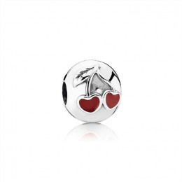 Pandora Cherries-red enamel 791093EN39