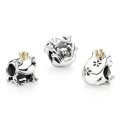 Pandora Frog Prince Silver & Gold Charm-791118