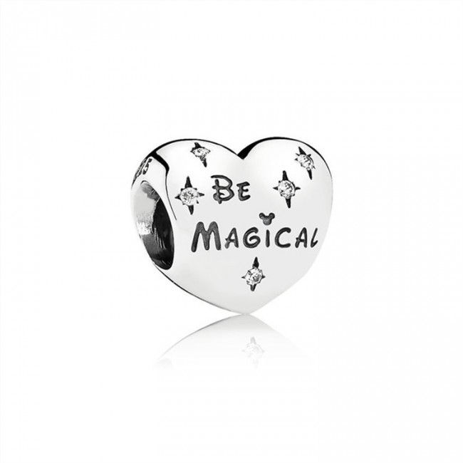 Pandora Disney Be Magical Heart Charm 791439CZ