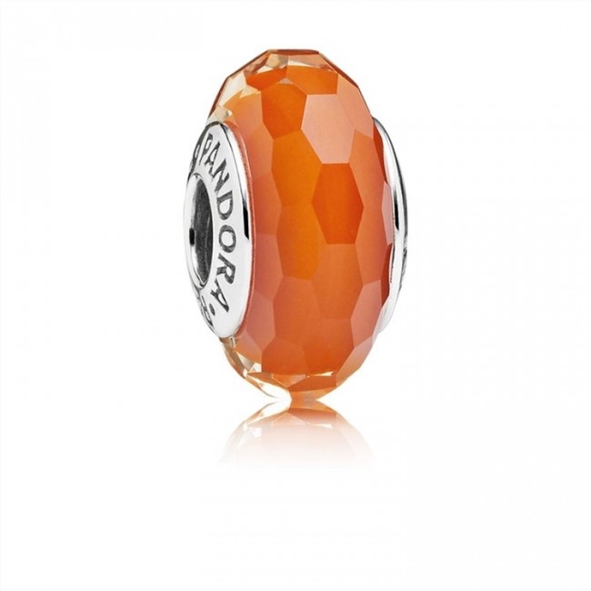 Pandora Fascinating Orange-Murano Glass 791626