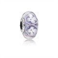 Pandora Purple Field of Flowers Charm-Murano Glass 791667