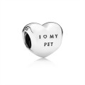 Pandora I Love My Pet Charm-Clear CZ 791713CZ