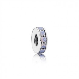 Pandora Eternity Spacer-Opalescent White Crystal 791724NOW