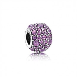 Pandora Shimmering Droplets Charm-Fancy Purple CZ 791755CFP