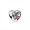 Pandora Struck By Love-Magenta Enamel & Clear CZ 792039CZ