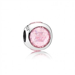 Pandora Radiant Droplet Charm-Pink CZ 792095PCZ