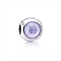 Pandora Radiant Droplet Charm-Lavender CZ 792095lcz
