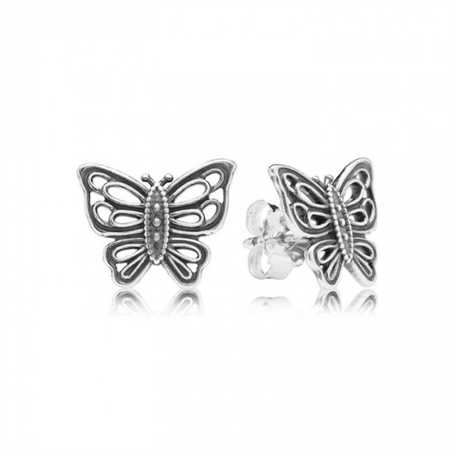 Pandora Jewelry Butterfly Stud Earrings 290547