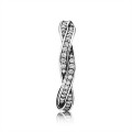 Pandora Twist Of Fate Stackable Ring-Clear CZ 190892CZ