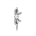 Pandora Delicate Sentiments Ring-White Pearl & Clear CZ 190971P