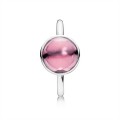 Pandora Poetic Droplet Ring-Pink CZ 190982PCZ