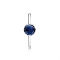 Pandora September Droplet Ring-Synthetic Sapphire 191012SSA